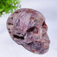 3.0"-3.8" Purple Sphelarite Skull Carving Healing Crystal Bulk Wholesale
