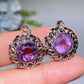 2cm Faceted Amethyst Pendant Crystal Healing Bulk Wholesale