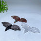 3.8"-4.2" Crystal Raven Skull with Wings Carving Crystal Healing Bulk Wholesale
