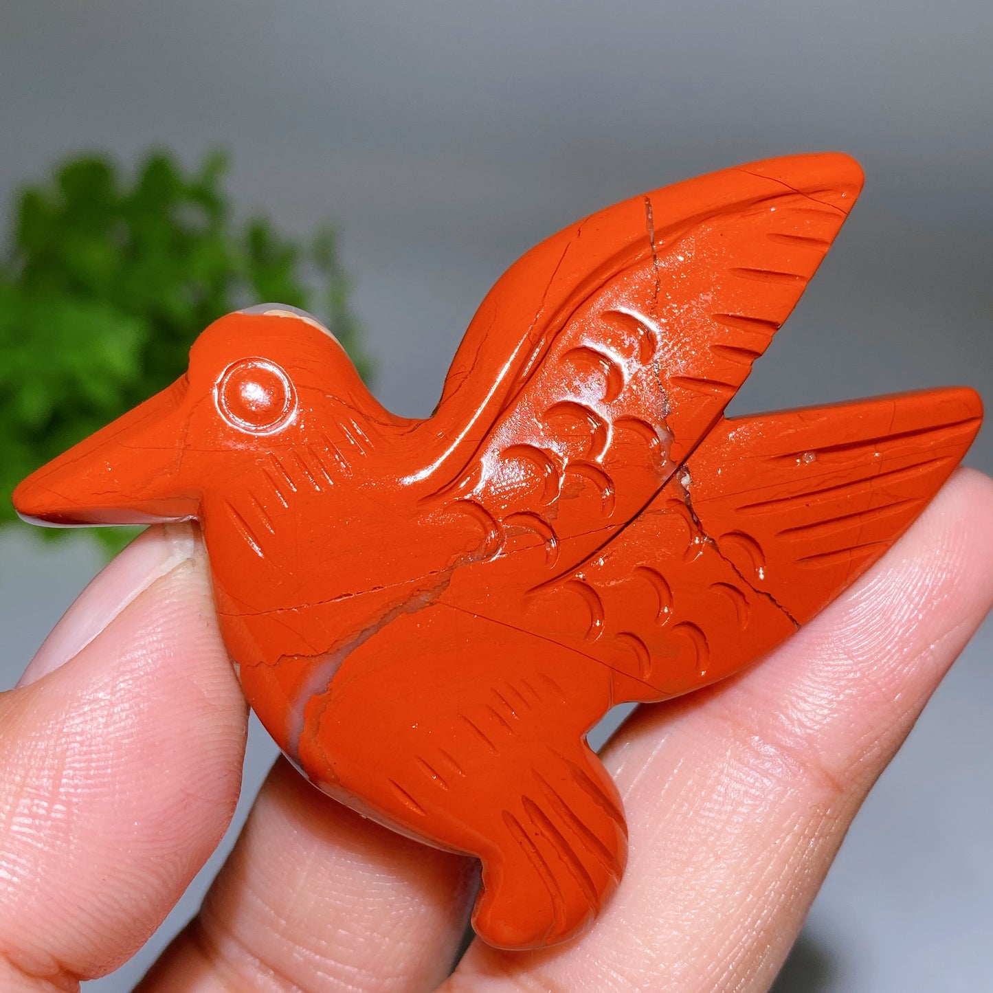 2.2" Crystal Hummingbird Carving Crystal Healing Bulk Wholesale