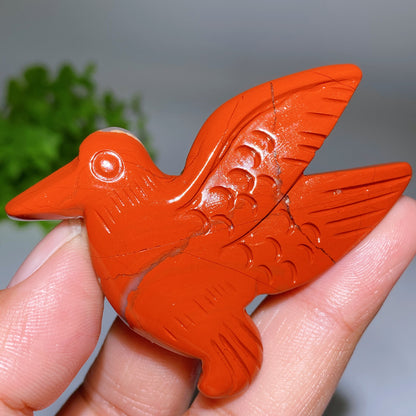 2.2" Crystal Hummingbird Carving Crystal Healing Bulk Wholesale