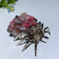 2.4" Crystal Chips Metal Spider Free Form Crystal Healing Bulk Wholesale
