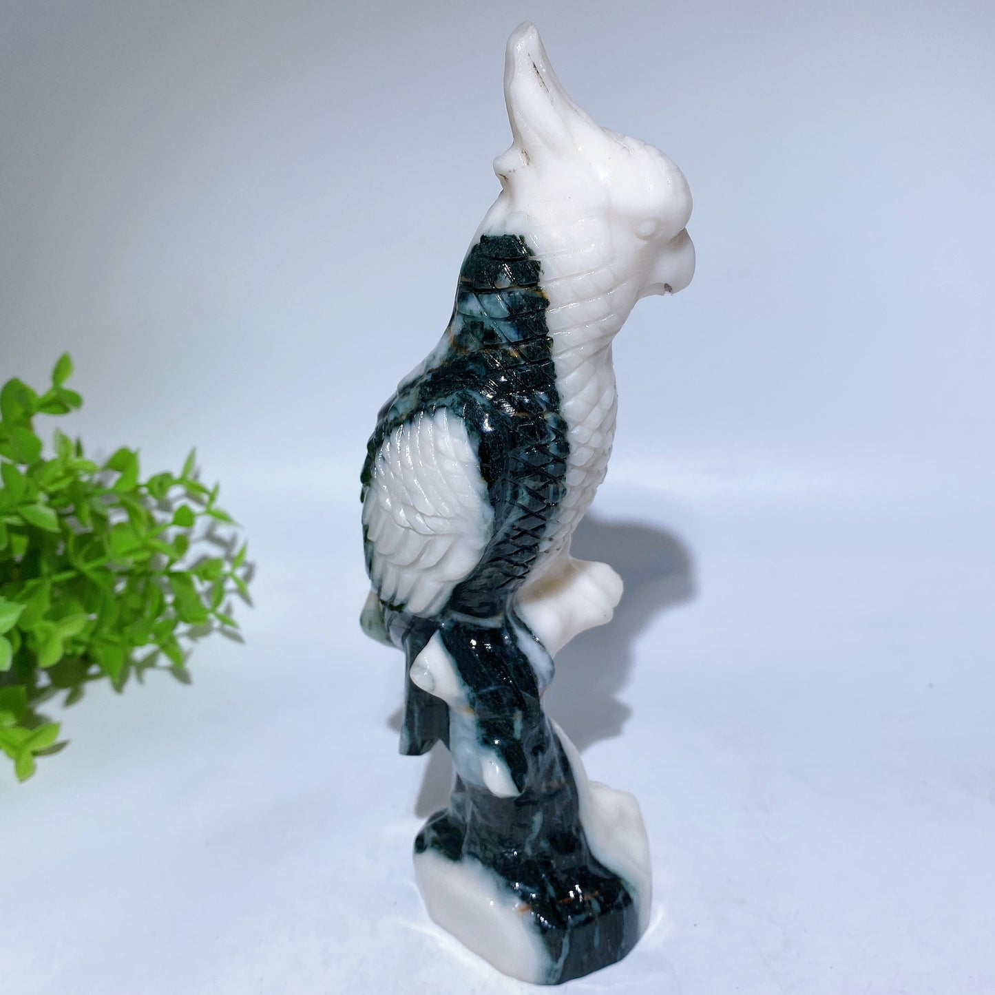 20cm Jade Parrot Crystal Healing Carving Bulk Wholesale