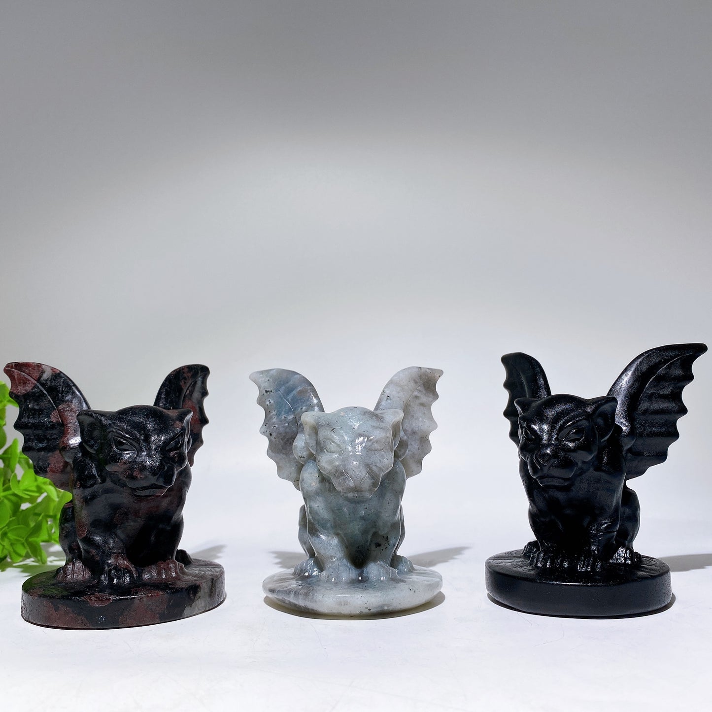 3.8" Crystal Gargoyle Carving Crystal Healing Bulk Wholesale