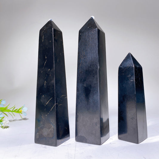 10cm 15cm Shungite Tower Crystal Healing Bulk Wholesale