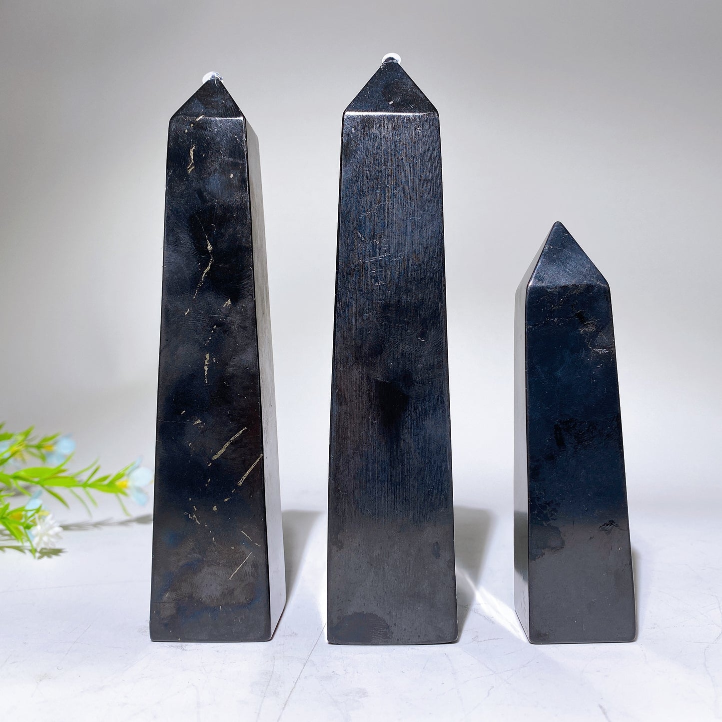 10cm 15cm Shungite Tower Crystal Healing Bulk Wholesale