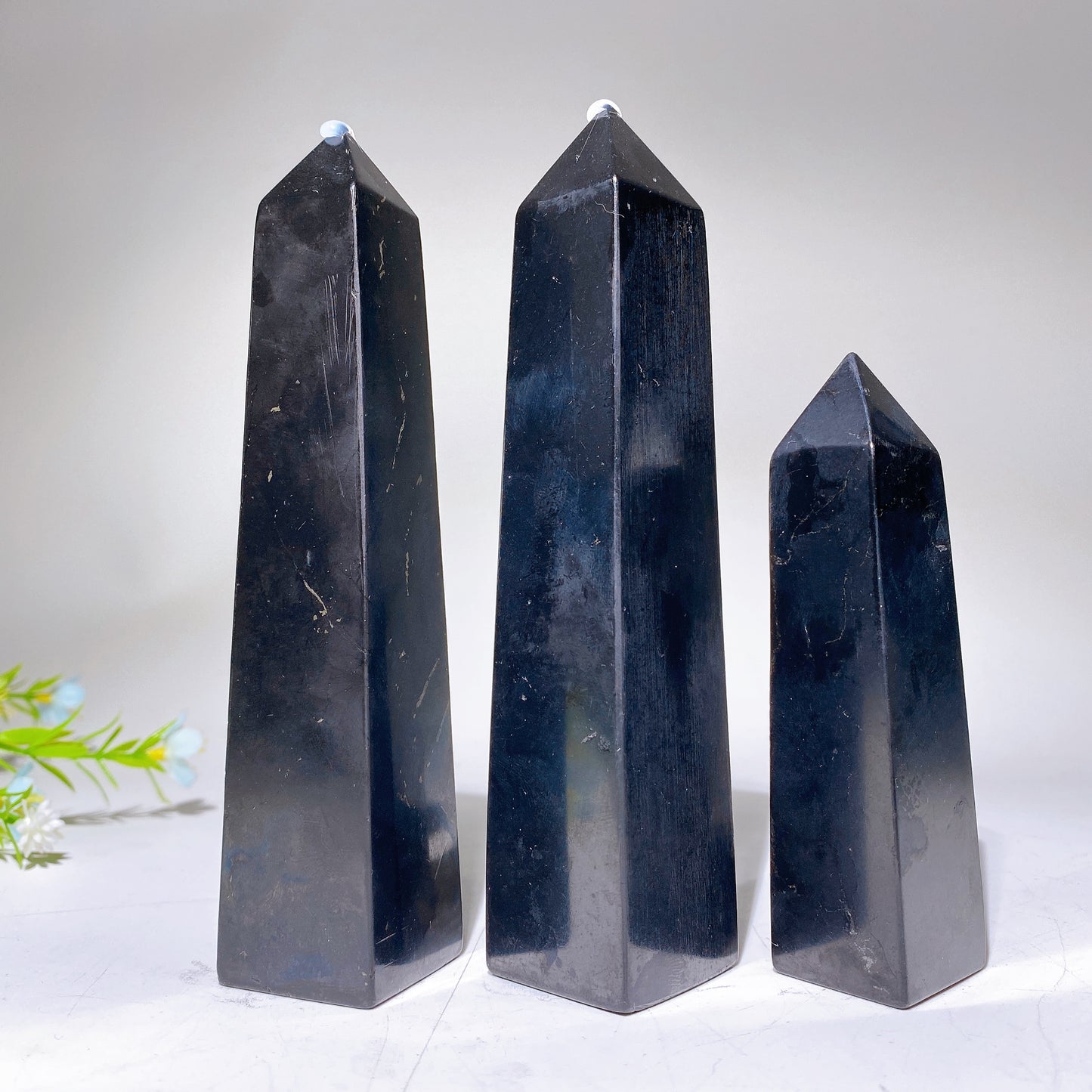 10cm 15cm Shungite Tower Crystal Healing Bulk Wholesale