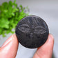 30mm Schungite Round Slab with Double Sides Tape Crystal Healing Bulk Wholesale