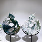 Crystal Unicorn on Moon Carving with Stand Crystal Healing Bulk Wholesale