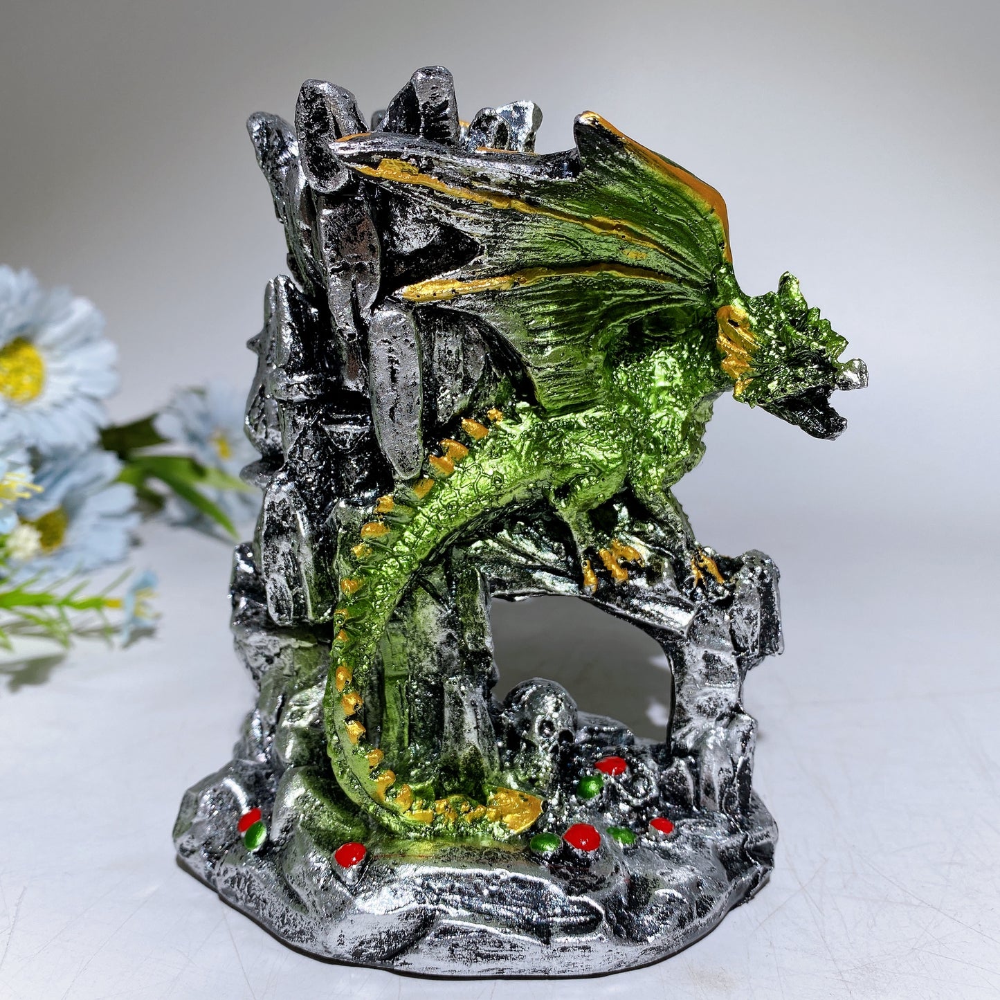 13cm Resin Dragon Stand Crystal Healing Bulk Wholesale