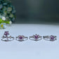 White Cooper Alexanderite Ring Crystal Healing Bulk Wholesale