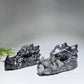 4.0"-4.6" Fossil Jasper Dragon Head Carving Crystal Healing Bulk Wholesale