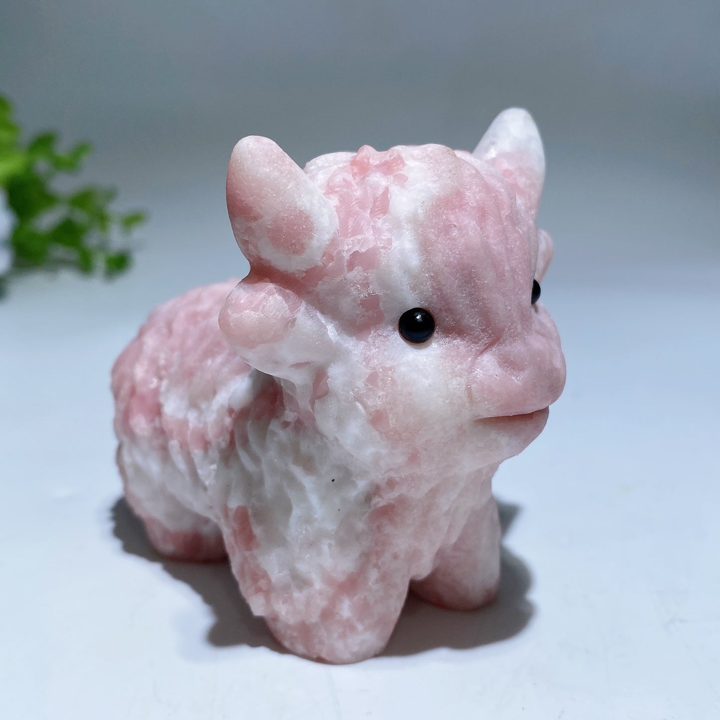 3.2" Crystal Cattle Carving Crystal Healing Bulk Wholesale