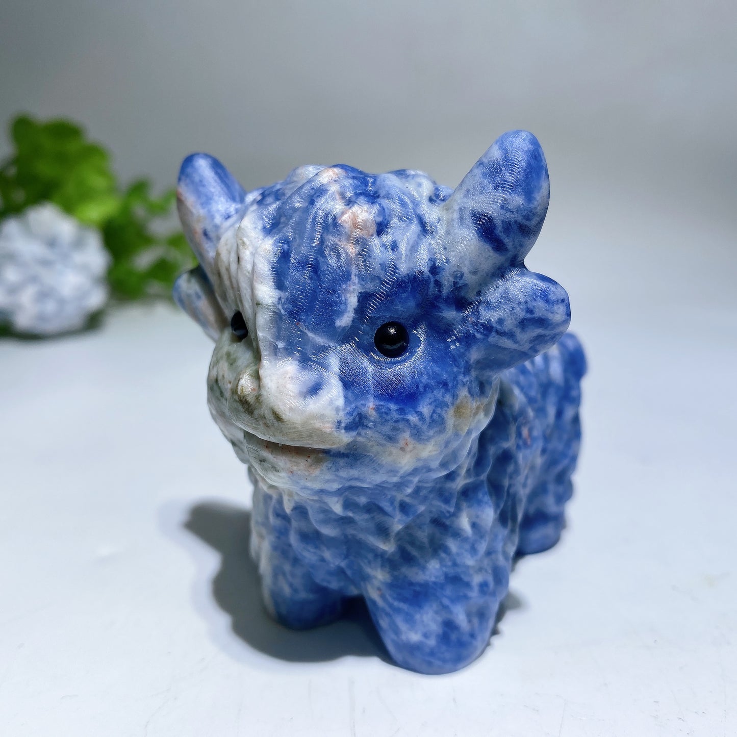 3.2" Crystal Cattle Carving Crystal Healing Bulk Wholesale