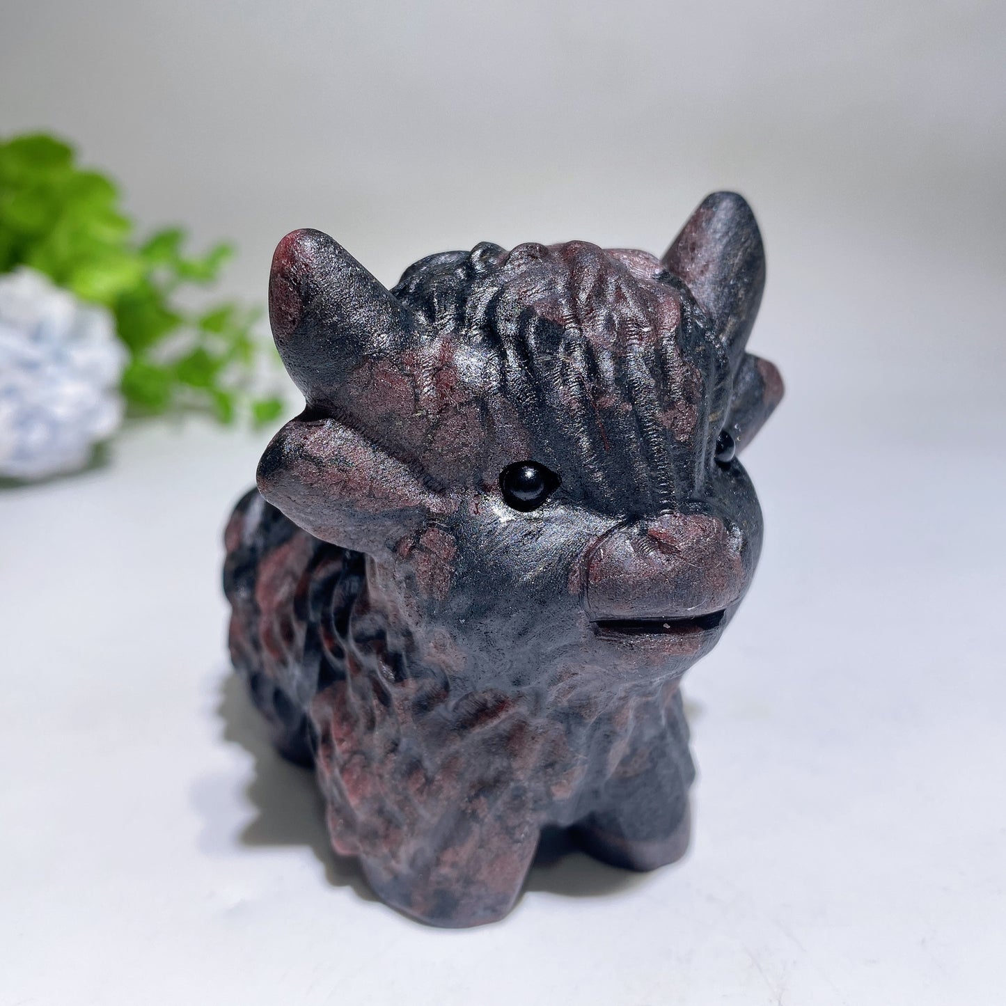 3.2" Crystal Cattle Carving Crystal Healing Bulk Wholesale