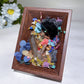 Crystal Scenery in Wooden Photo Frame with Scent Crystal Healing Bulk Wholesale