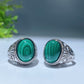 White Cooper Crystal Men Ring Crystal Healing Bulk Wholesale