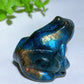 1.8" Labradorite Frog Carving Crystal Healing Bulk Wholesale