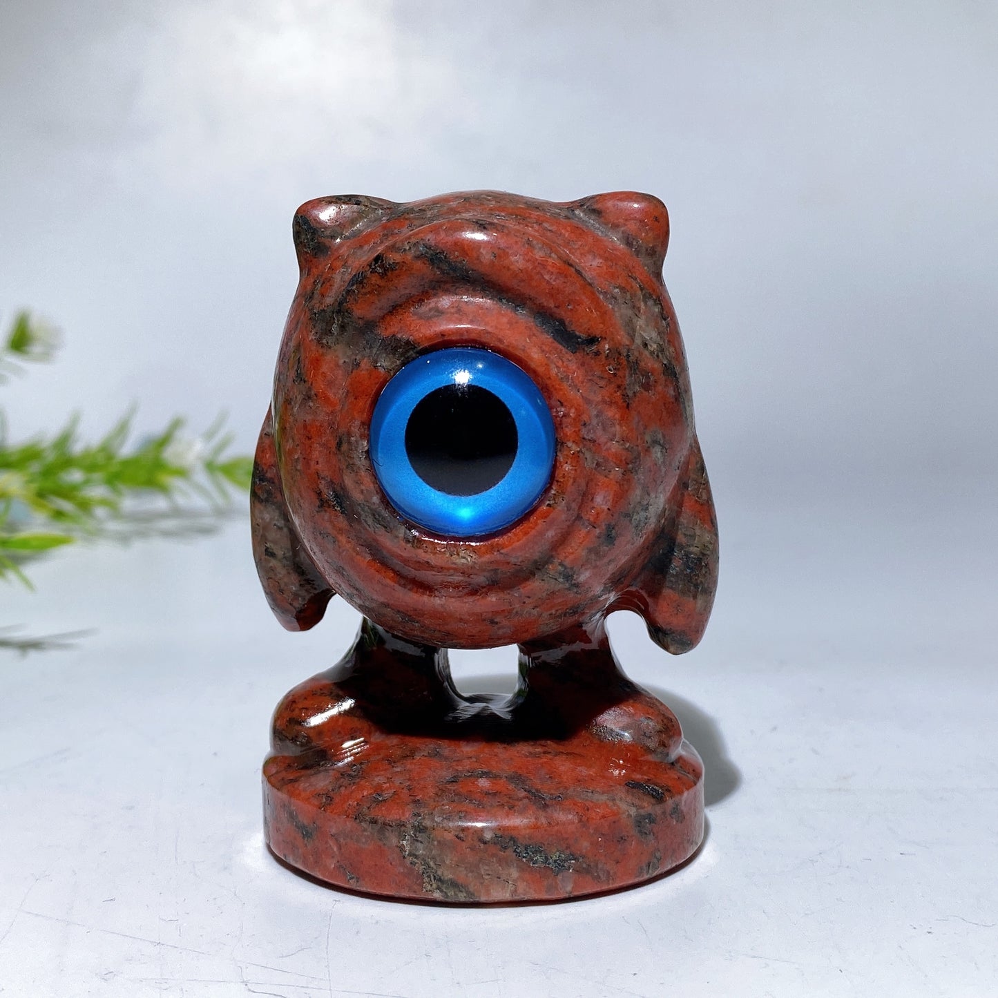 2.8" Crystal Michael Wazowski Carving Monsters Inc. Character Crystal Healing Bulk Wholesale