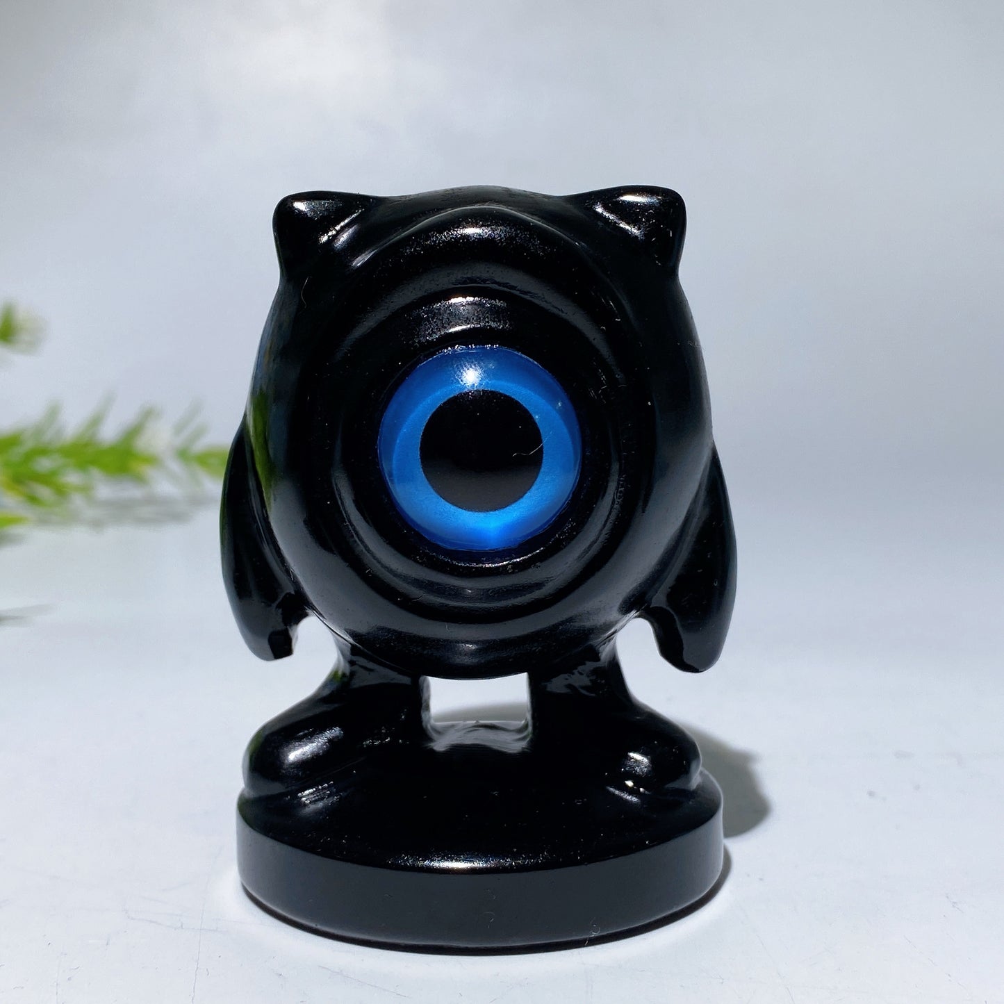 2.8" Crystal Michael Wazowski Carving Monsters Inc. Character Crystal Healing Bulk Wholesale