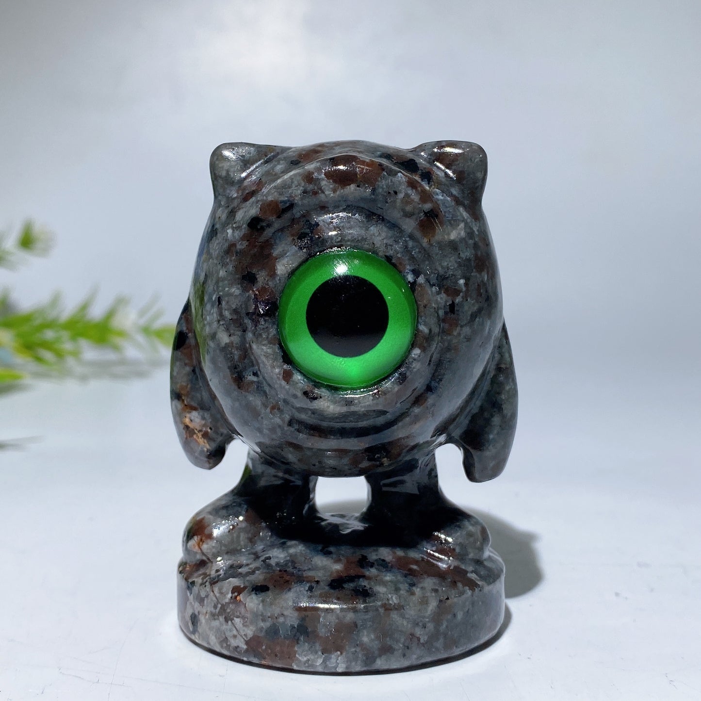 2.8" Crystal Michael Wazowski Carving Monsters Inc. Character Crystal Healing Bulk Wholesale