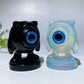 2.8" Crystal Michael Wazowski Carving Monsters Inc. Character Crystal Healing Bulk Wholesale