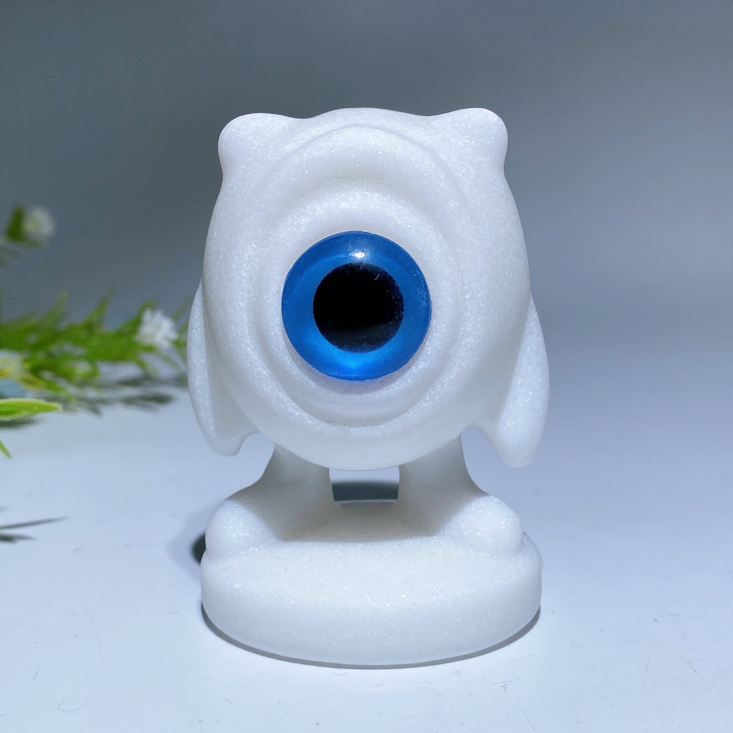 2.8" Crystal Michael Wazowski Carving Monsters Inc. Character Crystal Healing Bulk Wholesale