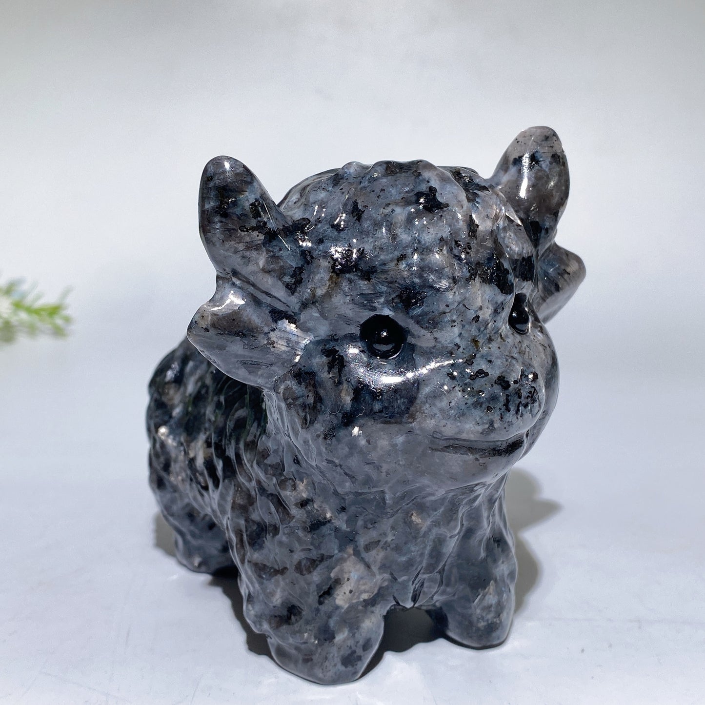 4.2"-4.6" Crystal Cattle Carving Crystal Healing Bulk Wholesale