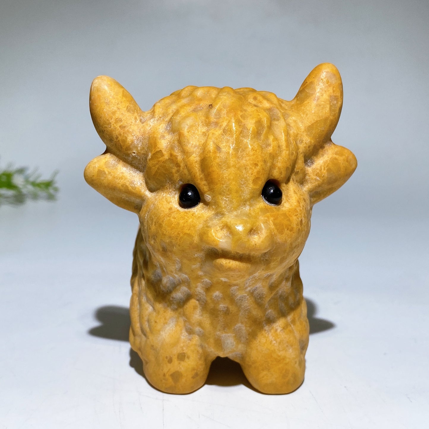 4.2"-4.6" Crystal Cattle Carving Crystal Healing Bulk Wholesale