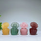 1.5" Crystal Flower Bonsai Carving Crystal Healing Bulk Wholesale