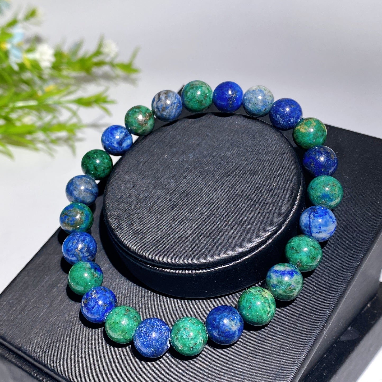 8mm Azurite Bracelet Crystal Healing Bulk Wholesale
