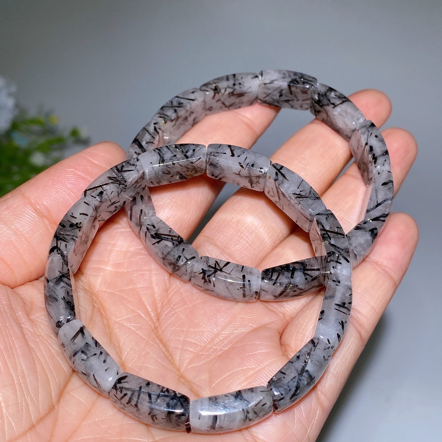 Black Tourmaline Bangle Crystal Healing Bulk Wholesale