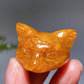 1.3" Crystal Cat Head Carving Crystal Healing Bulk Wholesale