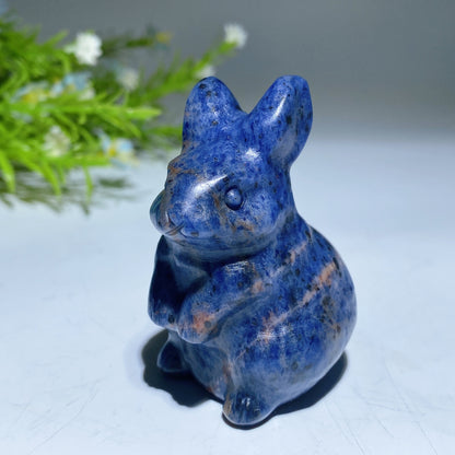 2.3" Crystal Rabbit Carving Crystal Healing Bulk Wholesale