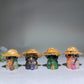 Raw Crystal Child Carving with Straw Hat Crystal Healing Bulk Wholesale