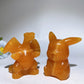 Orange Calcite Pokemon Carving Crystal Healing Bulk Wholesale