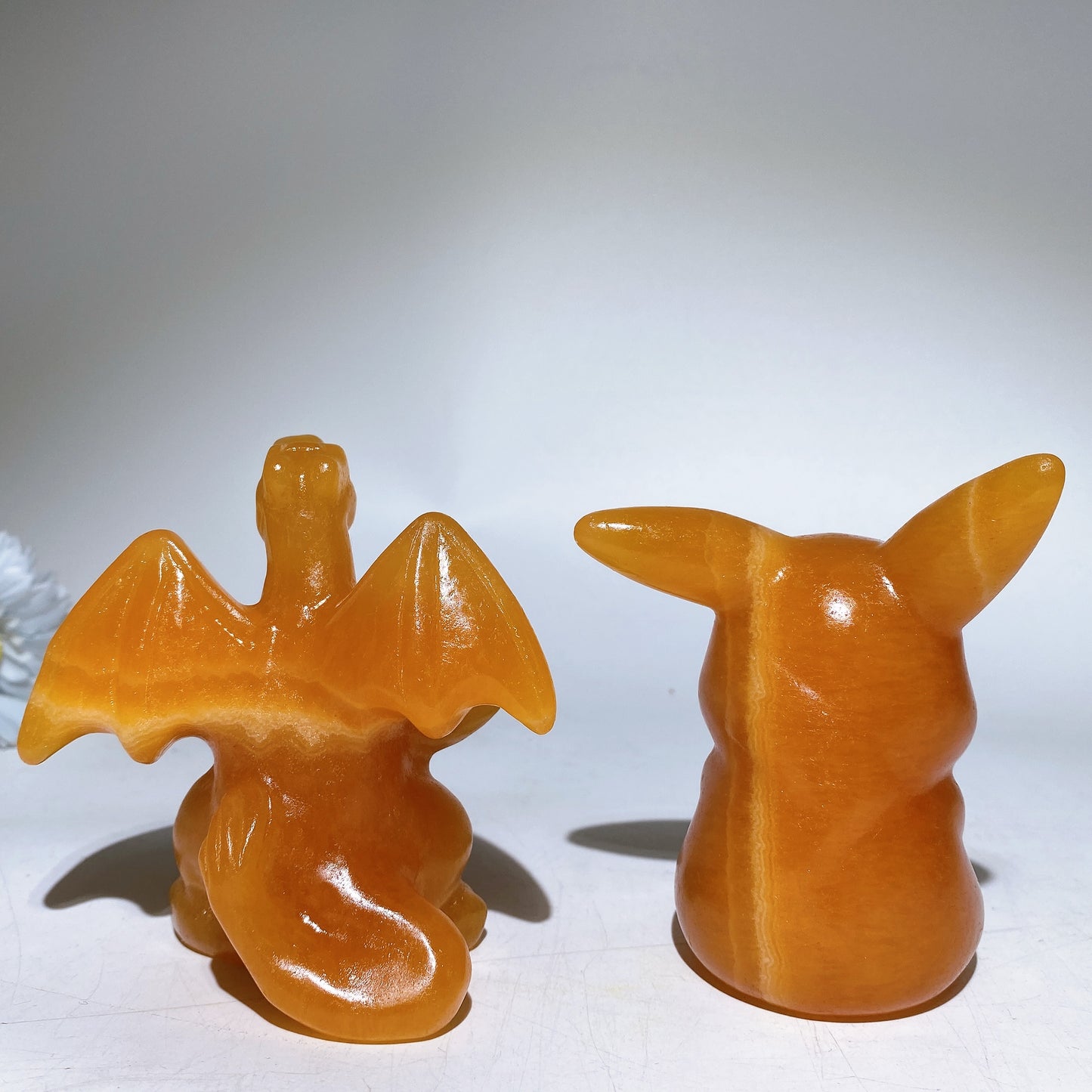 Orange Calcite Pokemon Carving Crystal Healing Bulk Wholesale