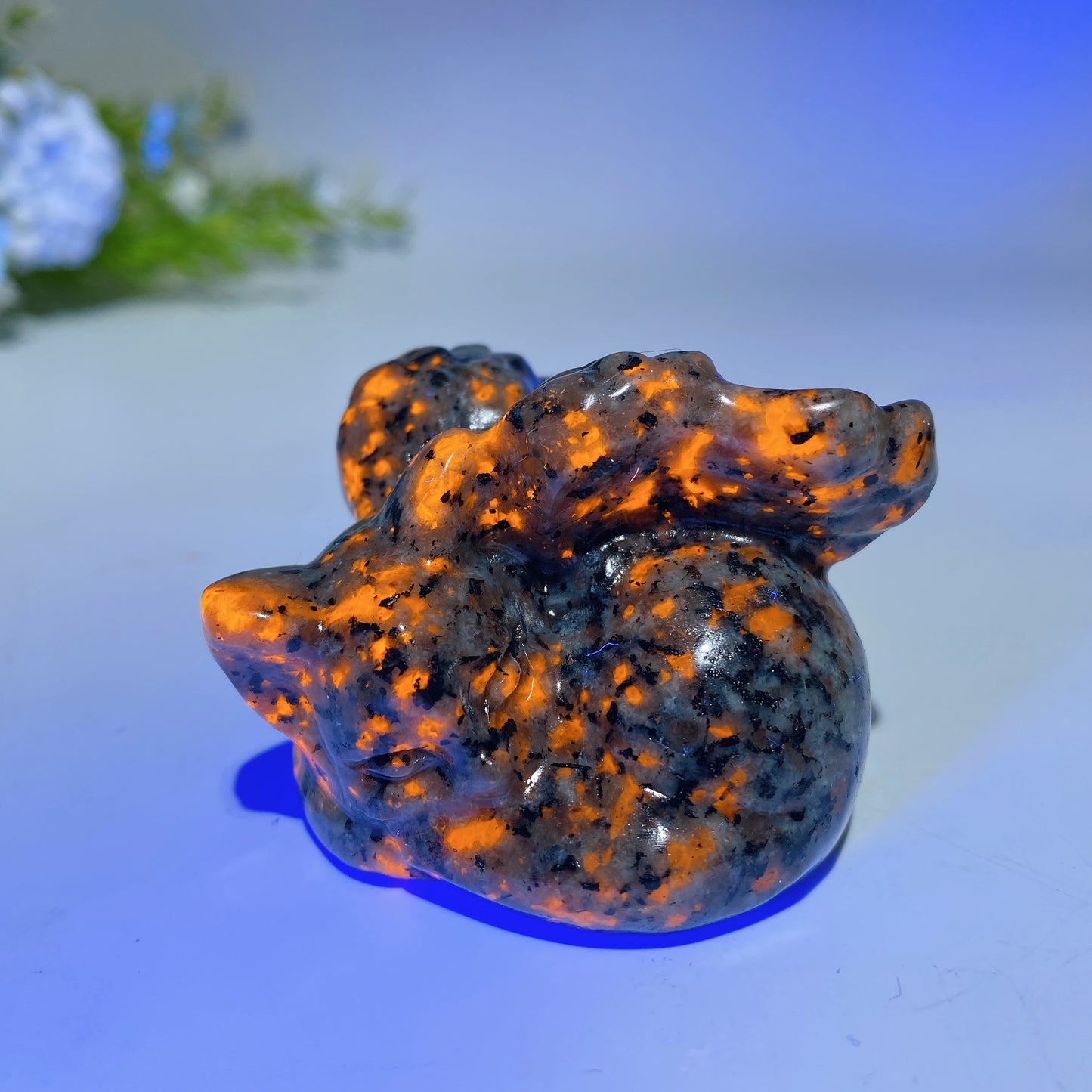 2.3" Crystal Cat with Wings Carving Crystal Healing Bulk Wholesale