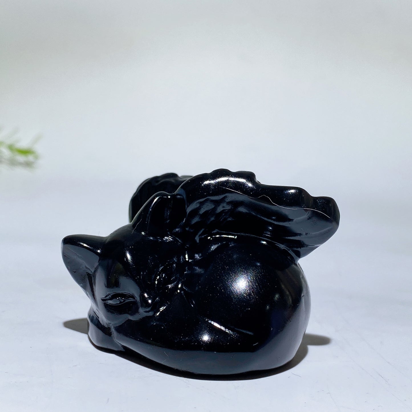 2.3" Crystal Cat with Wings Carving Crystal Healing Bulk Wholesale