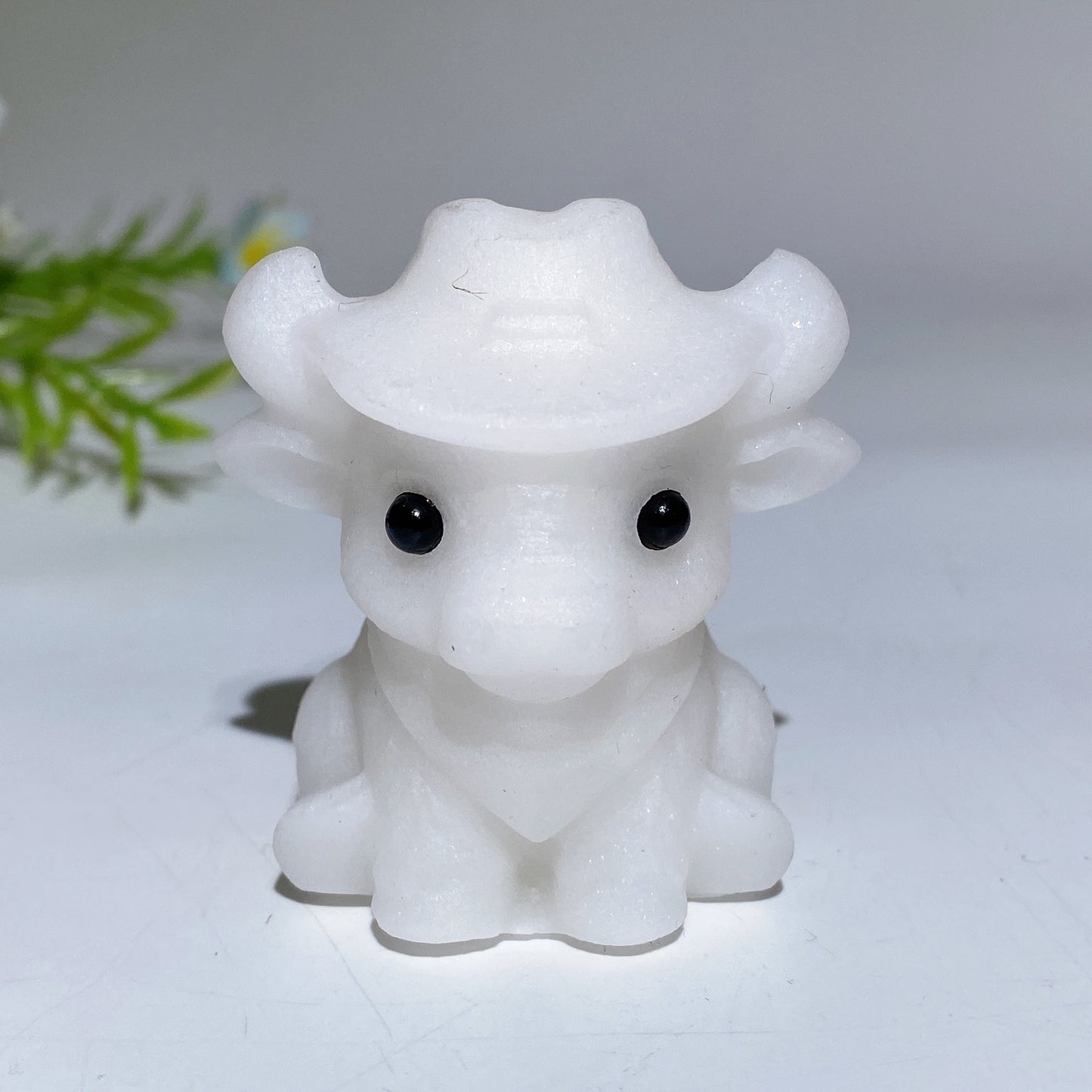 2.0" Highland Cow Carving Crystal Healing Bulk Wholesale