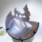 Druzy Agate Witch Carving with Stand Crystal Healing Bulk Wholesale