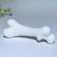 4.0" White Jade BlackObsidian Bones Carving Crystal Healing Bulk Wholesale