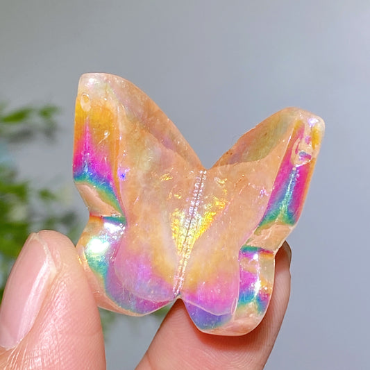 Aura Crystal Butterfly Carving Crystal Healing Bulk Wholesale