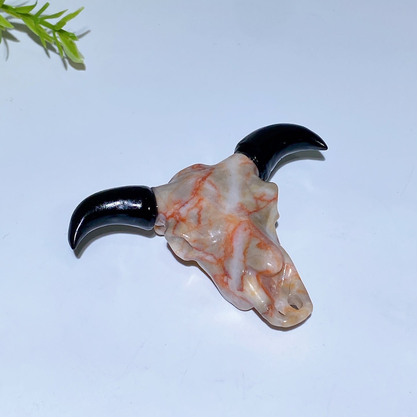 2.5" Crystal Bull Head Carving Crystal Healing Bulk Wholesale