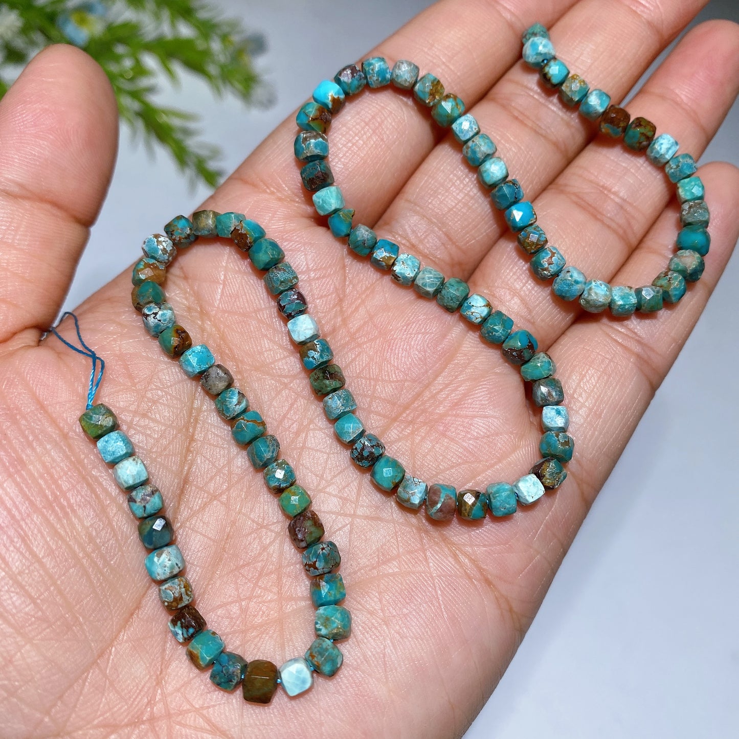 4mm Crystal Faceted Cube Bead String Crytal Healing Bulk Wholesale