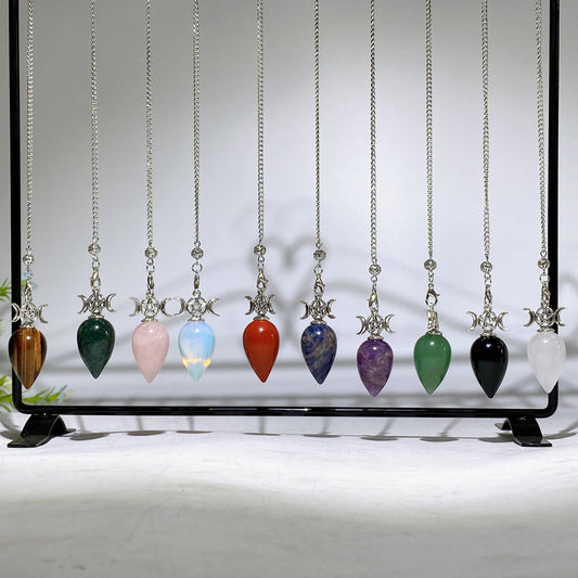 25cm Crystal Pendulum Crystal Healing Bulk Wholesale