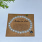 Mother's Day Gift 8mm Crystal Pearl Bracelet with Card Crystal Healing Bulk Wholesale
