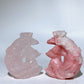2.7" Crystal Fox Moon Carving Crystal Healing Bulk Wholesale