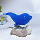 2.9" Crystal Dolphin Carving with Jade Base Crystal Healing Bulk Wholesale