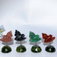 3.2" Crystal Unicorn with Spring Serpentine Base Crystal Healing Bulk Wholesale